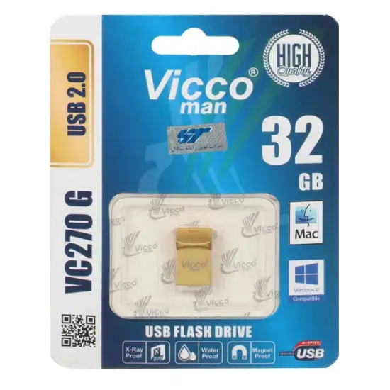 تصویر فلش مموری ویکومن مدل VC270 G USB2.0 ظرفیت 32 گیگابایت