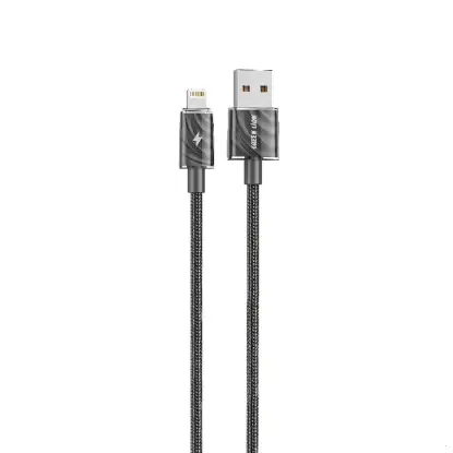 نمایش جزئیات کابل تبدیل USB به لایتنینگ گرین لاین مدل Thick Braided طول 1 متر