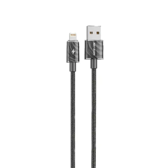 تصویر کابل تبدیل USB به لایتنینگ گرین لاین مدل Thick Braided طول 1 متر