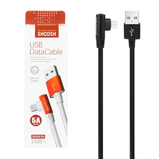 تصویر کابل تبدیل USB به MicroUSB  مدل SH241A به طول 1.1 متر