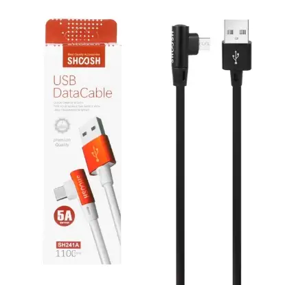نمایش جزئیات کابل تبدیل فست شارژ اندروید شوش مدل SH241A به طول 1.1 متر