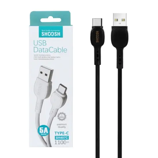 تصویر  کابل تبدیل USB به USB-C مدل  SH407C به طول 1.1 متر