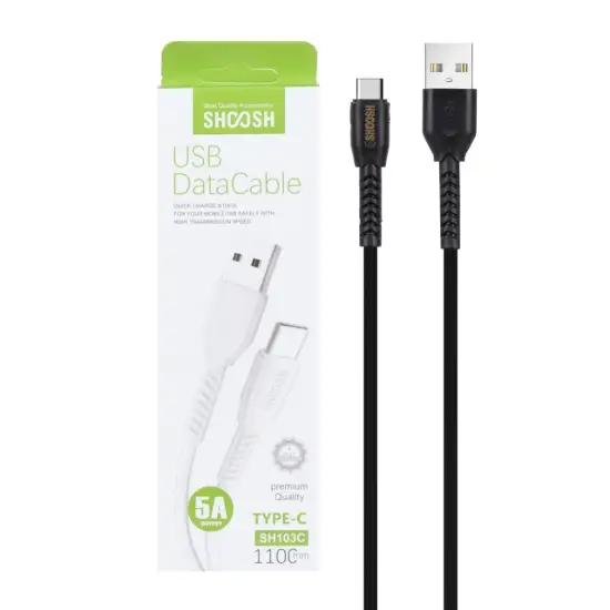 تصویر کابل تبدیل USB به USB-C مدل SH103C به طول 1.1 متر