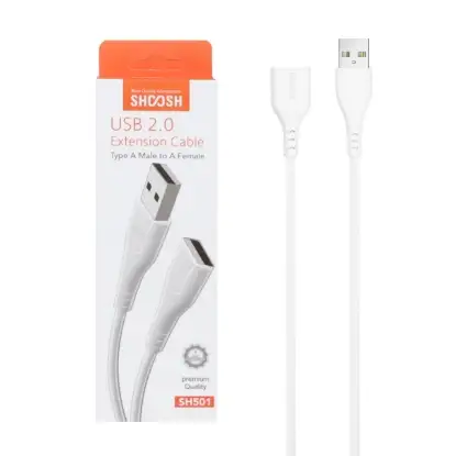 نمایش جزئیات کابل افزایش طول USB2.0 مدل SH501 