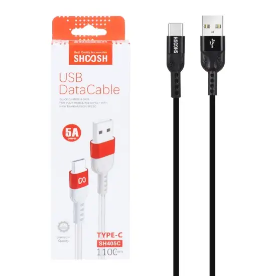 تصویر کابل تبدیل USB به USB-C مدل SH405C به طول 1.1