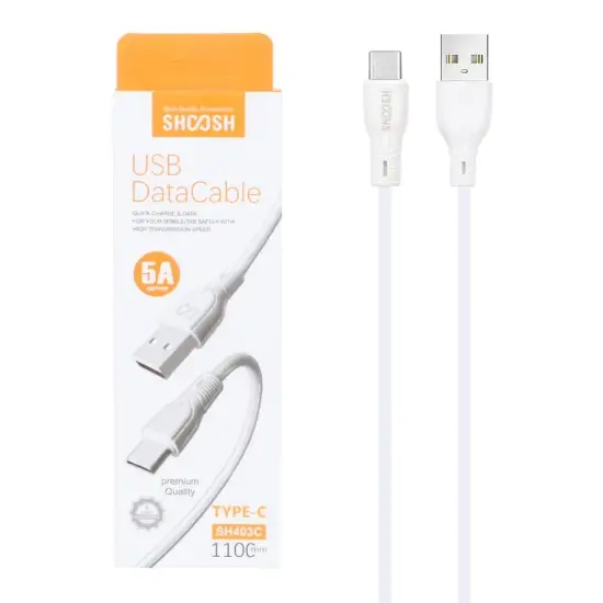 تصویر کابل تبدیل USB به USB-C مدل SH403C به طول 1.1