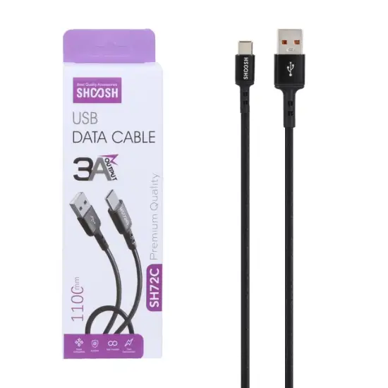 تصویر کابل تبدیل USB به USB-C مدل SH72C به طول 1.1 متر