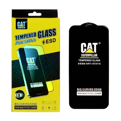 نمایش جزئیات گلس گوشی آنتی استاتیک ESD Caterpillar برای iPhone 13 Pro Max / 14 Plus