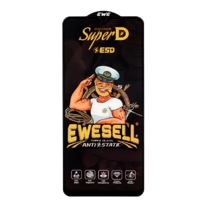 نمایش جزئیات گلس گوشی Full Cover Super D Esd Ewesell برای Samsung A25