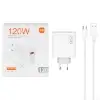 شارژر دیواری ثانیه شمار 120W فست تک پورت شیائومی Xiaomi مدل MDY-13-EZ به همراه کابل شارژ Type-C - تصویر یکم