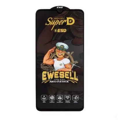 نمایش جزئیات گلس گوشی Full Cover Super D Esd Ewesell برای Samsung A05S / Realme C51 / Realme C53