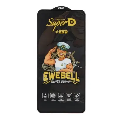 نمایش جزئیات گلس گوشی Full Cover Super D Esd Ewesell برای Xiaomi Redmi Note 13 / Redmi Note 13 PRO 4G