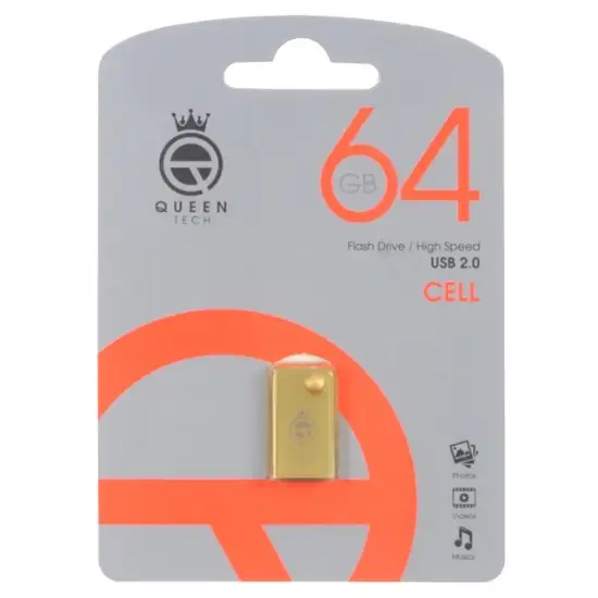 تصویر فلش مموری کوئین تک مدل Cell USB2.0 ظرفیت 64 گیگابایت