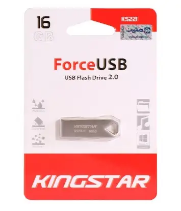 نمایش جزئیات فلش مموری کینگ استار مدل Force KS221 USB2.0 ظرفیت 16 گیگابایت