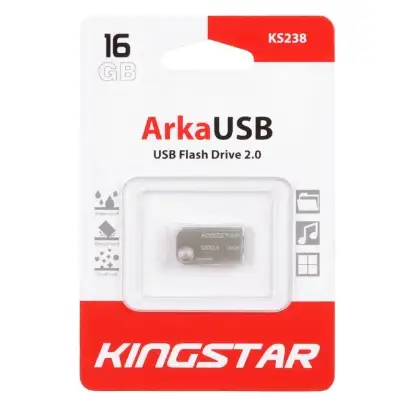 نمایش جزئیات فلش مموری کینگ استار مدل Arka KS238 ظرفیت 16 گیگابایت