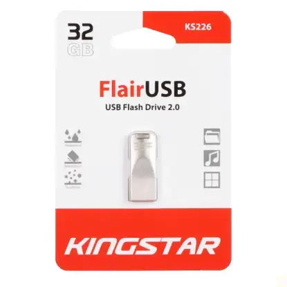 نمایش جزئیات فلش مموری کینگ استار مدل Flair KS226 USB2.0 ظرفیت 32 گیگابایت