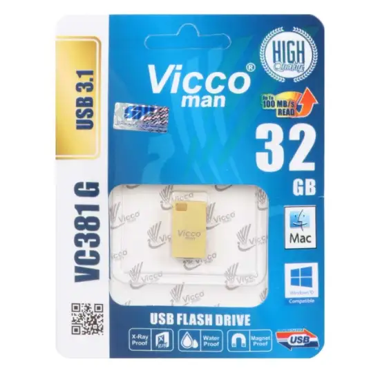 تصویر فلش مموری ویکومن مدل VC381 G USB3.1 ظرفیت 32 گیگابایت