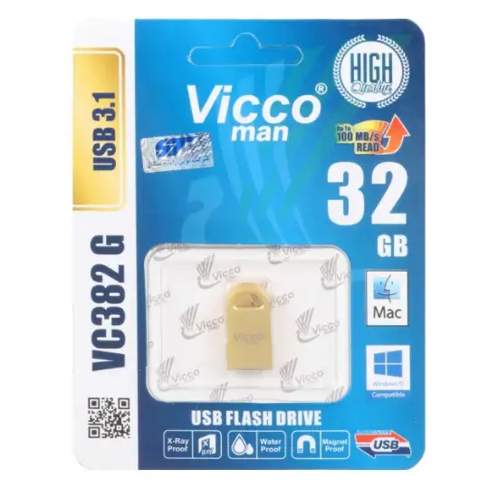 تصویر فلش مموری ویکومن مدل VC382 G USB3.1 ظرفیت 32 گیگابایت