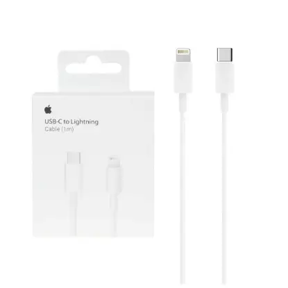 نمایش جزئیات کابل تبدیل USB-C به لایتنینگ اپل مدل IPHONE 13 Pro Max اورجینال