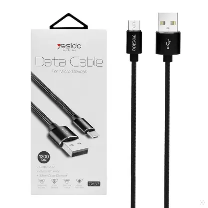 نمایش جزئیات کابل تبدیل USB به MicroUSB یسیدو مدل CA57