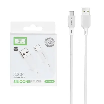 نمایش جزئیات کابل شارژ پاوربانک USB به USB-C ارلدام مدل EC-181C