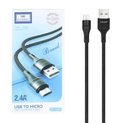 نمایش جزئیات کابل تبدیل USB به microUSB ارلدام مدل مدل EC-160M