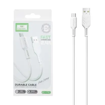 نمایش جزئیات کابل تبدیل USB به USB-C ارلدام مدل EC-171C