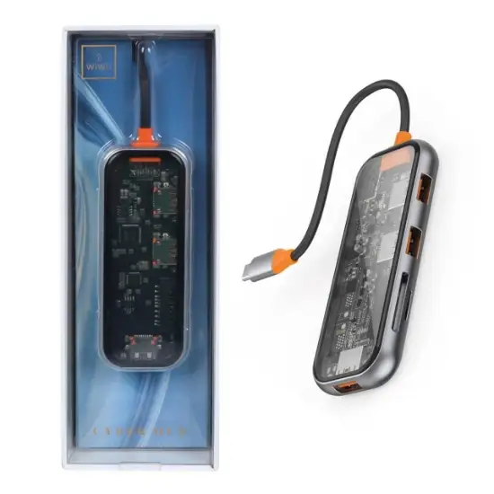 تصویر هاب 5 پورت USB-C ویوو مدل New Cyber CB005