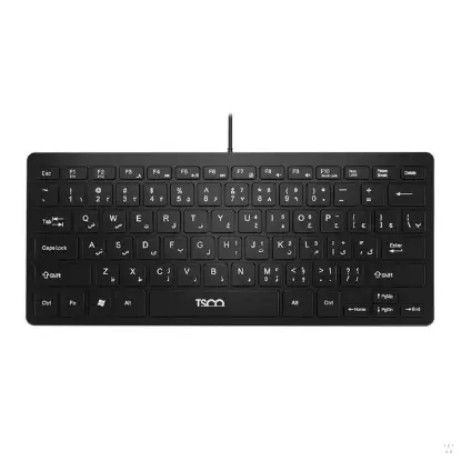 نمایش جزئیات کیبورد با سیم تسکو مدل TK 8044