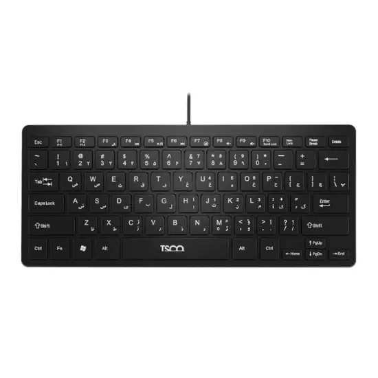 تصویر کیبورد با سیم تسکو مدل TK 8044