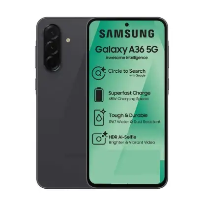 نمایش جزئیات گوشی موبایل سامسونگ Galaxy A36 5G دو سیم کارت ظرفیت 128 گیگابایت رم 8 گیگابایت