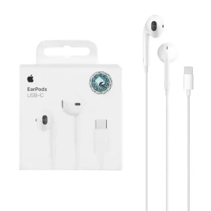 نمایش جزئیات هندزفری با سیم آیفون 15 با پورت USB-C  مدل A3046