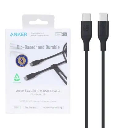 نمایش جزئیات کابل تبدیل انکر USB-C به USB-C مدل A80F2H11 طول 1.83 متر