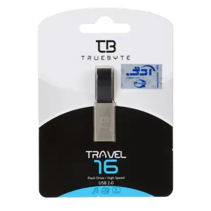 نمایش جزئیات فلش مموری تروبایت مدل TRAVEL USB2.0 ظرفیت 16 گیگابایت