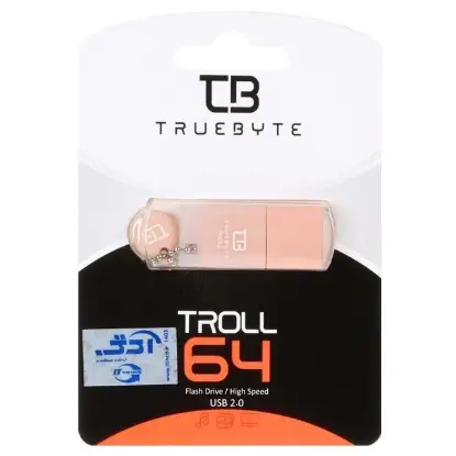 نمایش جزئیات فلش مموری تروبایت مدل TROLL USB2.0 ظرفیت 64 گیگابایت