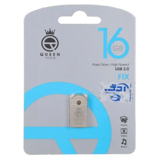 تصویر فلش مموری کوئین تک مدل Fix USB2.0 ظرفیت 16 گیگابایت