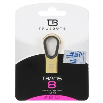 نمایش جزئیات فلش مموری تروبایت مدل TRANS USB2.0 ظرفیت 8 گیگابایت