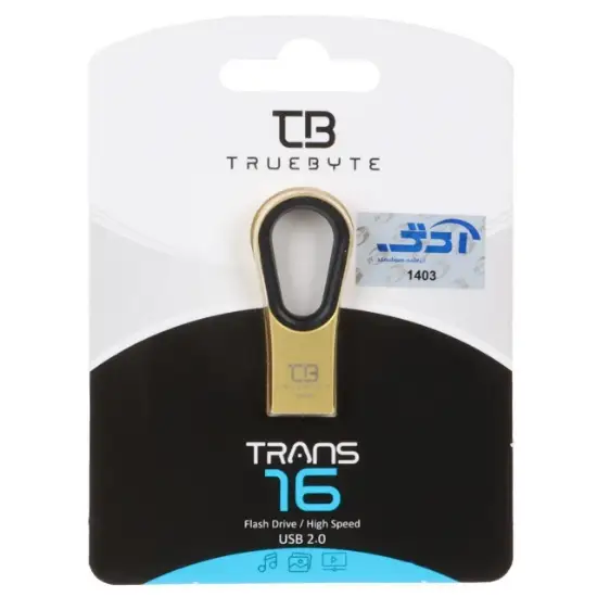 تصویر فلش مموری تروبایت مدل TRANS USB2.0 ظرفیت 16 گیگابایت