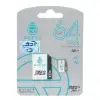 کارت حافظه microSDHC کوئین تک مدل 433X کلاس 10 استاندارد U3 سرعت 65MBps ظرفیت 64 گیگابایت به همراه کارتخوان - تصویر دوم