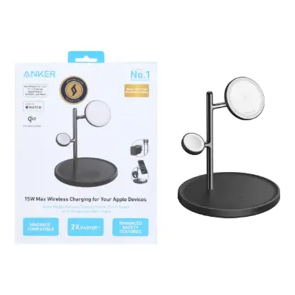 نمایش جزئیات شارژر وایرلس 3 کاره انکر مدل B25M3311