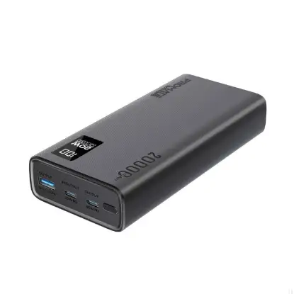نمایش جزئیات پاوربانک پرومیت مدل BOLT-20PD ظرفیت 20000 میلی آمپر ساعت