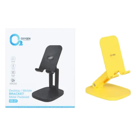 تصویر پایه نگهدارنده موبایل رومیزی اکسیژن مدل HD-21