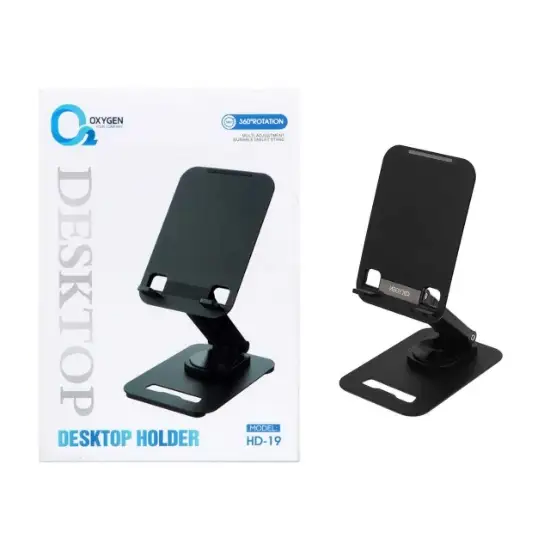 تصویر پایه نگهدارنده موبایل رومیزی اکسیژن مدل HD-19
