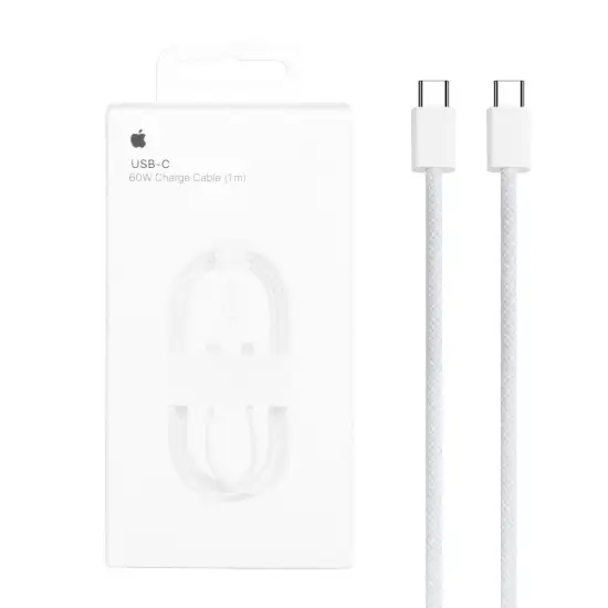 تصویر کابل تبدیل USB-C به USB-C اپل مدل MQKJ3ZM/A به طول 1 متر