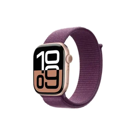 تصویر ساعت هوشمند اپل واچ مدل Series 10 42mm Rose Gold Al Plum SL GPS