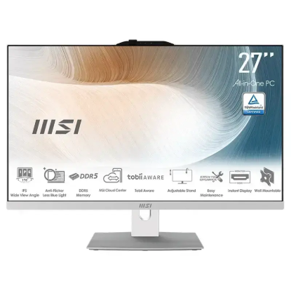 نمایش جزئیات کامپیوتر همه کاره 27 اینچ ام اس آی مدل AM272P 1M-Core 5 120U-16GB DDR5 1TB SSD-IPS