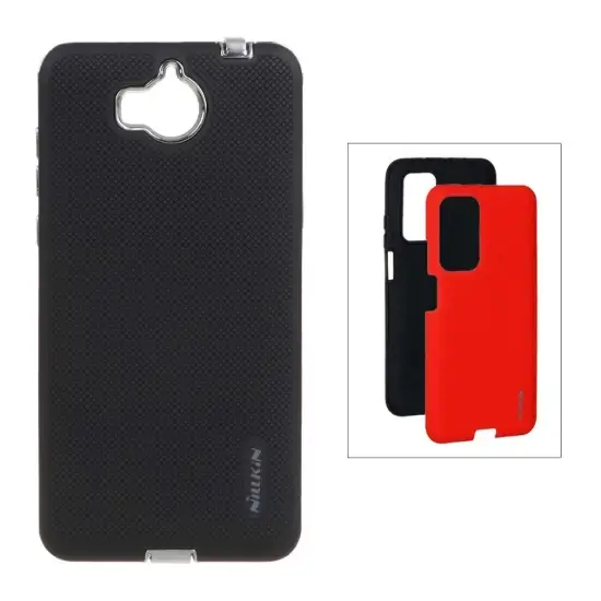 تصویر قاب گوشی موبایل نیلکین مدل دو تکه سوزنی با محافظ سوکت شارژ