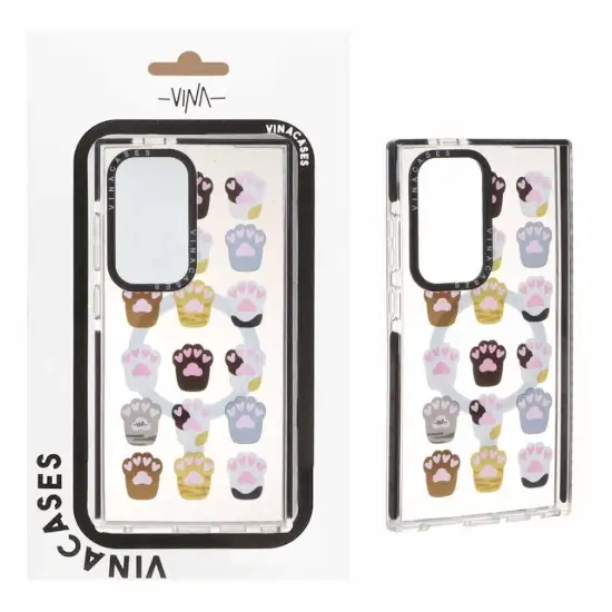 تصویر قاب گوشی موبایل وینا مدل Dog's feet مگ سیف دار