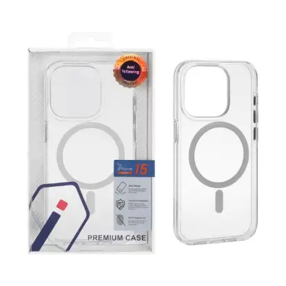 نمایش جزئیات قاب گوشی موبایل ویوو مدل شفاف مگ سیف دار