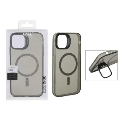 نمایش جزئیات قاب گوشی موبایل مدل BRACKET اکلیلی استندشو مگ سیف دار